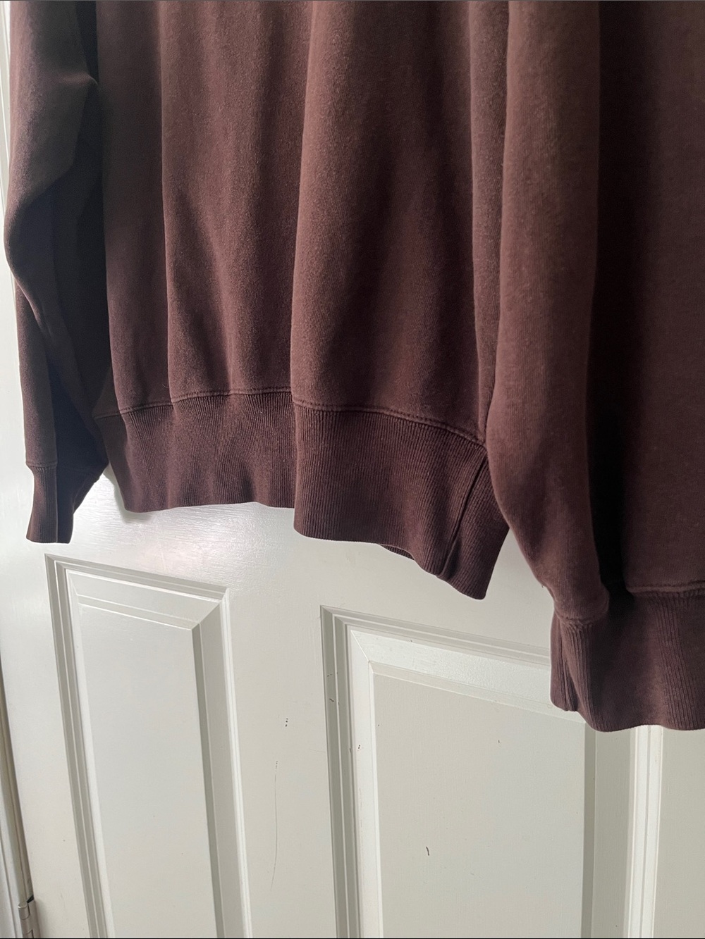 Vintage GAP Brown 80s 90s Pullover Crewneck Oversized Sweatshirt Unisex Sz small - Picture 5 of 6